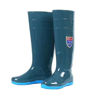 高腰长筒水鞋男士平底防滑耐磨