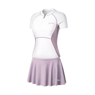 特步分体泳衣女2025新款防晒显瘦泳装海边度假专业运动温泉游泳衣