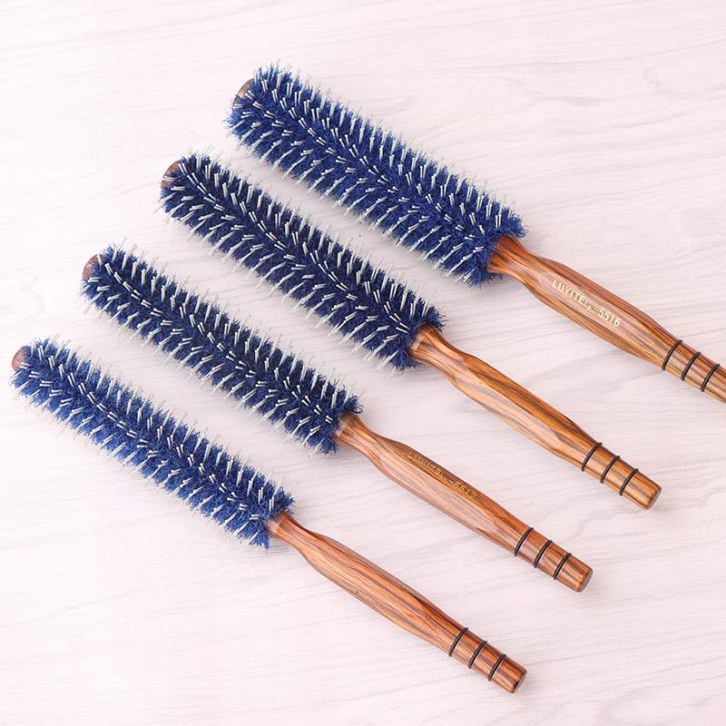 美发卷发梳内扣梳子学生家用吹头发男士造型木梳滚梳卷梳梨花头梳