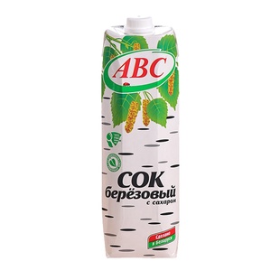 白桦树汁白俄罗斯进口ABC牌黑麦生姜提取桦树汁液饮料健康饮品