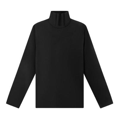 十如仕男智性风高领半高领100%新疆长绒棉情侣百搭长袖打底T恤