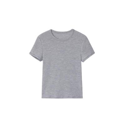 ZUCZUG4M36羊毛小圆领短袖T恤