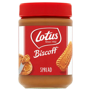 Lotus Biscoff Spread和情缤咖时焦糖饼干涂抹酱幼滑型颗粒型