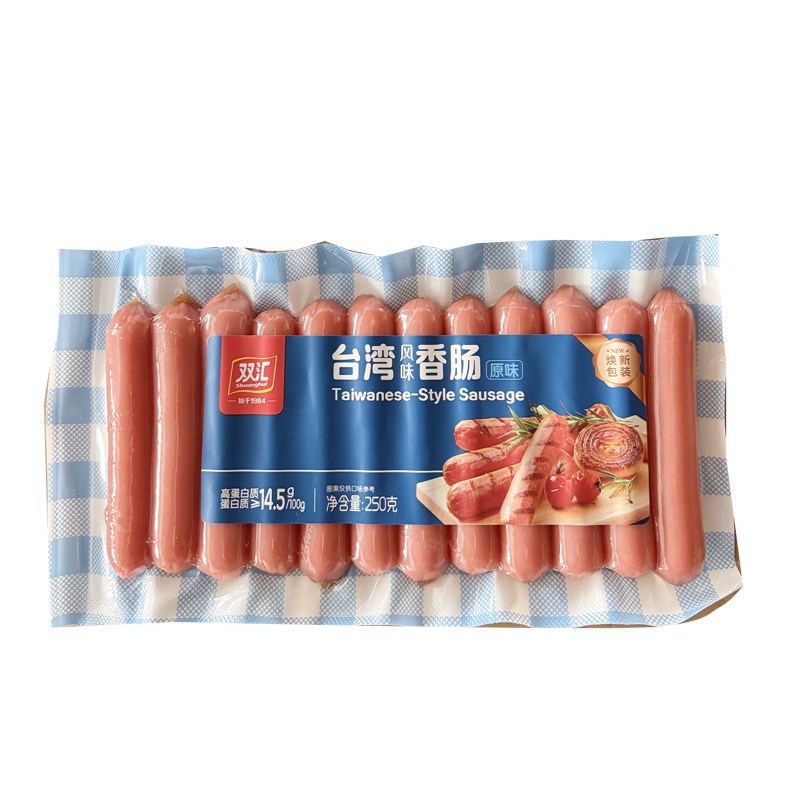双汇台湾风味香肠250g*12袋整箱