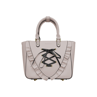 新年直降Baachoo原创 通勤甜美斜挎单肩手提小魔女丝带小食量痛包