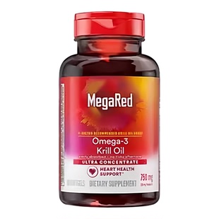 美国原装进口MegaRed/脉拓南极精萃磷虾油omega3磷虾油750mg*80粒