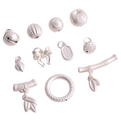 足银999银饰配件隔珠diy饰品材料