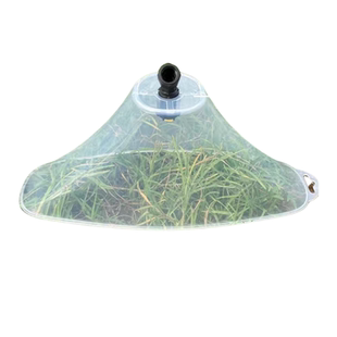 加厚电动喷雾器透明防风罩喷头大号除草剂打药细雾化扇形带罩喷头