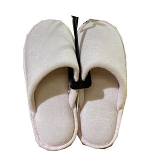 日本NITORI尼达利毛巾布四季拖鞋男女士秋冬季居家用棉拖鞋客拖鞋