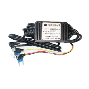 保速捷行车记录仪降压线Mini接口12V24V转5V三线全屏流媒体T型口