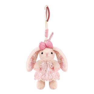 小兔子可爱钥匙链包包新年小挂件公仔毛绒玩偶挂饰装饰生日礼物