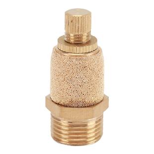 气动铜消声器平头/节流/长头消音器BSL-01/02/03/04/06降噪静音器