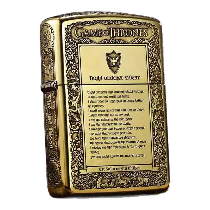 zippo打火机蚊版冰与火之歌