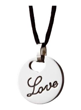 梦克拉钨金吊坠 钨金LOVE 饰品