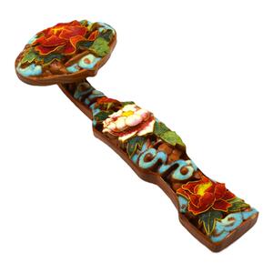 好客山东桃木装饰品木雕如意