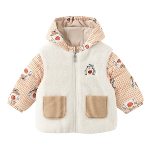 moimoln小云朵童装秋冬男童羽绒服儿童冬装外套宝宝羽绒马甲