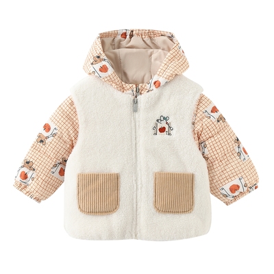 moimoln小云朵童装羽绒服两件套