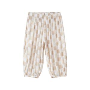 小黑托昵儿童夏薄防蚊裤男女童休闲裤宝宝外穿裤子姐弟宽松束脚裤