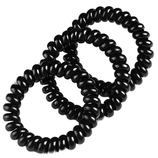 半扎发头绳女低丸子头无痕电话线发圈高弹力橡皮筋扎头发马尾发绳