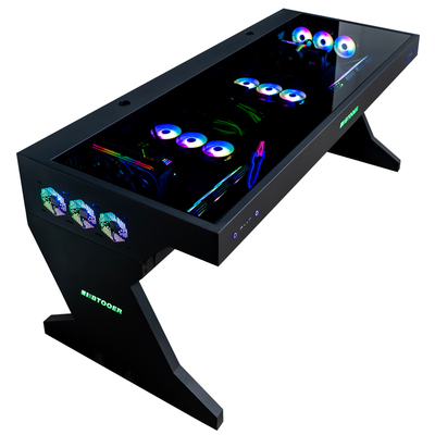 一体双人可装炫酷水冷电脑机箱