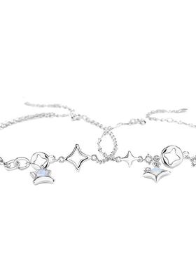 【可分开发货】星芒纯银情侣手链