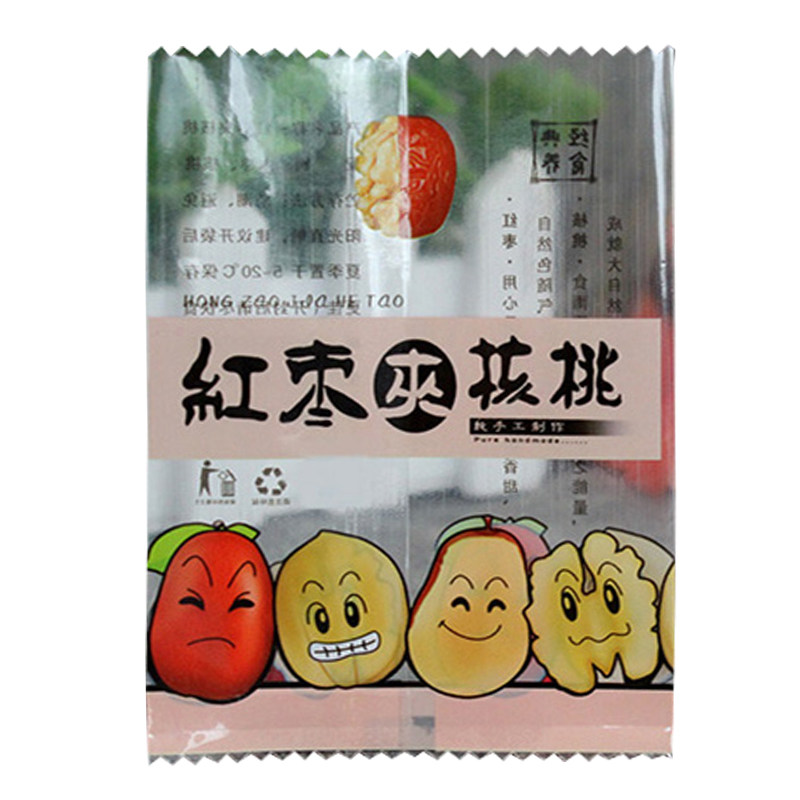 红枣夹核桃小包装袋  新疆特产枣加核桃包装袋