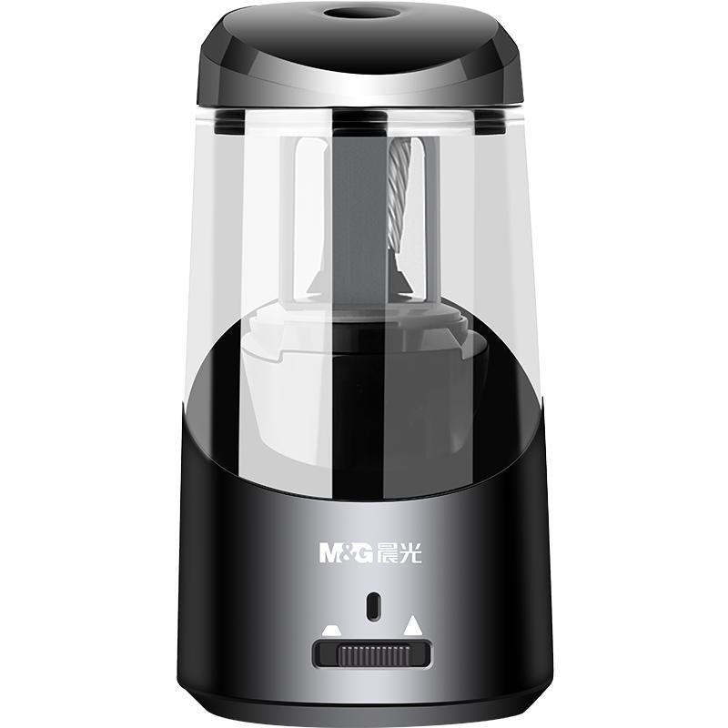 晨光全自动电动削笔器卷笔刀小型转笔刀男女孩自动削笔刀小学生用刨削铅笔机旋削铅笔刀学生专用绞笔刀削笔器