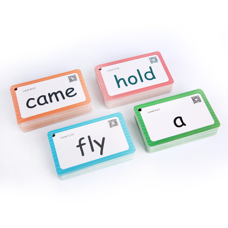 Sight words220英語(yǔ)高頻詞卡片兒童常見(jiàn)視覺(jué)詞閃卡點(diǎn)讀送海報(bào)掛圖