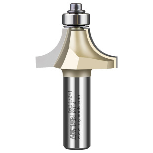 台湾雅登木工圆角刀具电木铣修边机亚克力倒R角修圆角半圆铣刀头