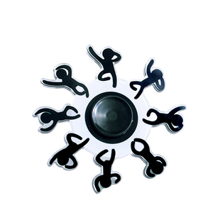 奔跑小人指尖陀螺动态视觉错觉解压益智玩具旋转奖励学生小礼品