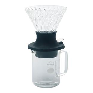 HARIO粕谷哲玻璃聪明杯v60滤杯迷你手冲咖啡分享壶滴漏咖啡杯