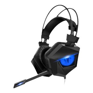 钛度 THS300A4 冰霜之眼USB插头7.1声道游戏电竞发光耳机人皇SKY