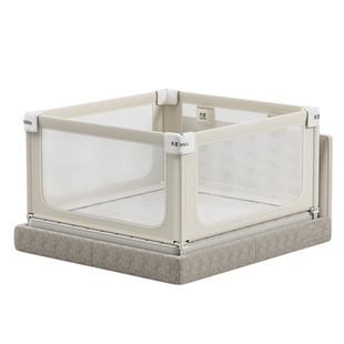 乐否儿童防摔床围栏蚊帐护栏宝宝防摔防掉床升降四面加高1米围挡