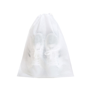 小白鞋晒鞋防黄袋鞋子收纳袋无纺布束口防尘鞋袋抽绳鞋套晾鞋神器