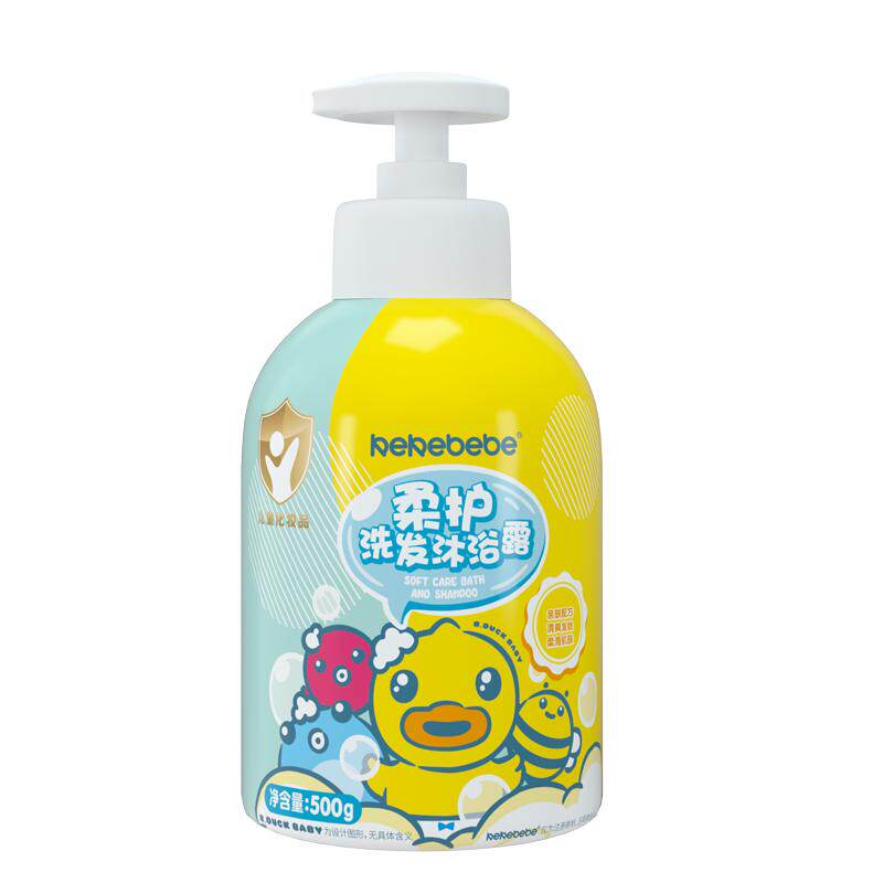 kekebebe儿童洗发水沐浴二合一一