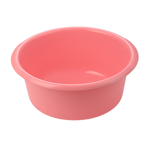 茶花洗衣盆塑料盆子家用洗脸盆加厚耐用大号塑料盆洗脚盆学生脸盆