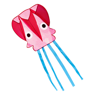 儿童口袋风筝软体小章鱼手持微风易飞便携户外2026新款可折叠无骨