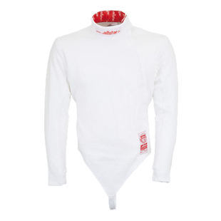 allstar奥斯达FIE认证800牛顿明星款儿童男子击剑比赛服上衣9500J