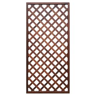 户外防腐木栅栏遮挡围栏花园篱笆墙面装饰庭院隔断网格花架爬藤架