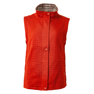 贝特如马甲妈妈装秋季中老年坎肩休闲减龄无袖背心简约保暖马夹ES