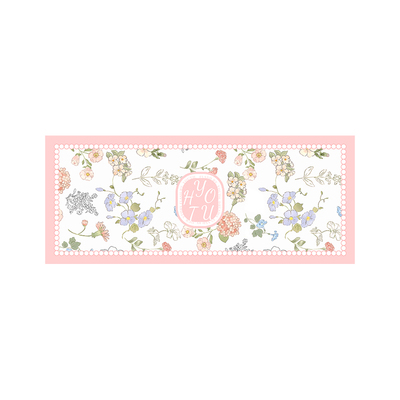 花卉少女女孩皮革桌垫耐脏免洗