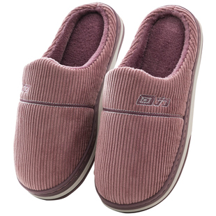 回力棉拖鞋女冬厚底防滑保暖老人家居室内包跟加绒家用毛冬季拖鞋