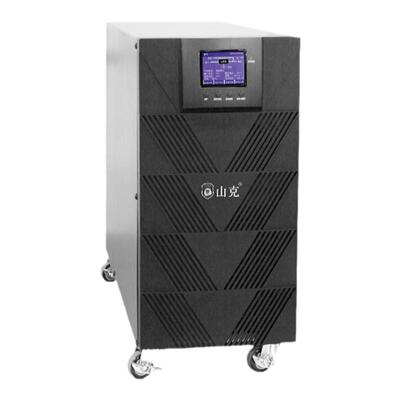 山克UPS不间断电源6KVA 4800W工频在线式内置电池电机工业设备UPS