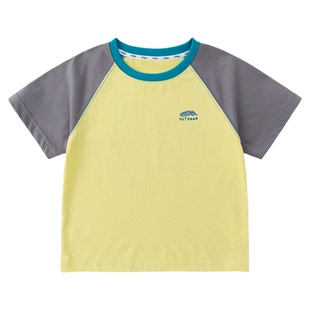 嘟嘟家儿童速干衣短袖T恤男童夏季短t女童纯棉短袖宝宝童装上衣夏