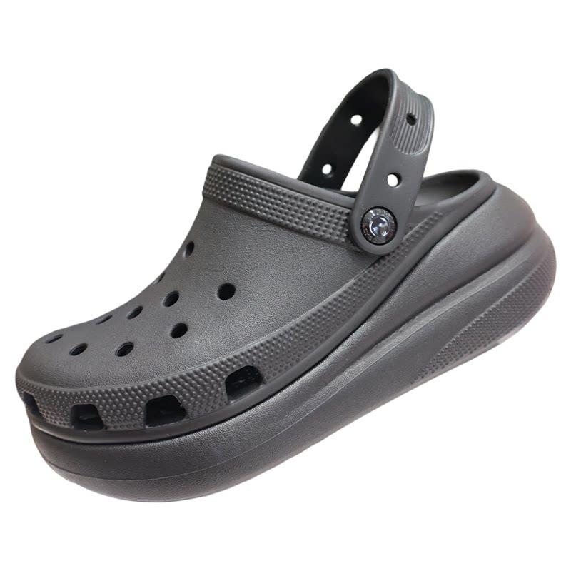 crocs洞洞鞋包头泡芙休闲凉鞋
