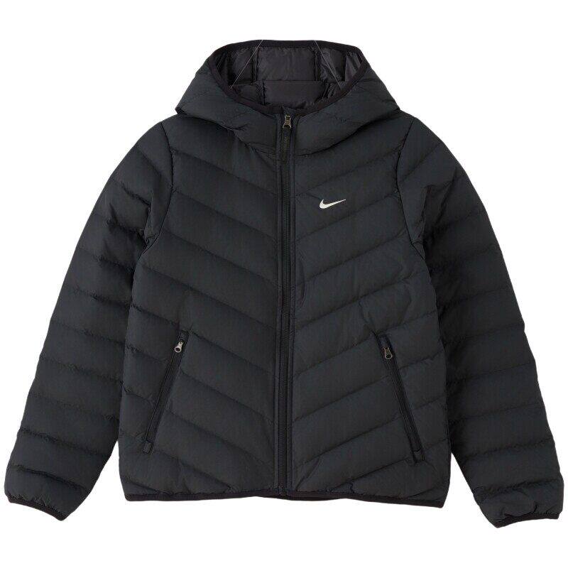 Nike耐克女装2026冬新品鸭绒保暖不臃肿连帽外套羽绒服IF5884-010