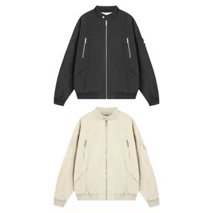 港仔文艺男飞行员夹克男秋冬2026新款加厚男生棒球服男士外套男款