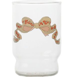 蓝莲花马克杯玻璃水杯高硼硅可加热杯子高颜值家用办公室喝水冷饮