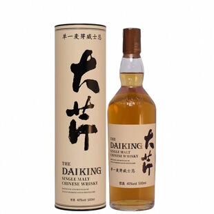 大芹威士忌优选波本威士忌酒单一麦芽酒国产威士忌 500ml