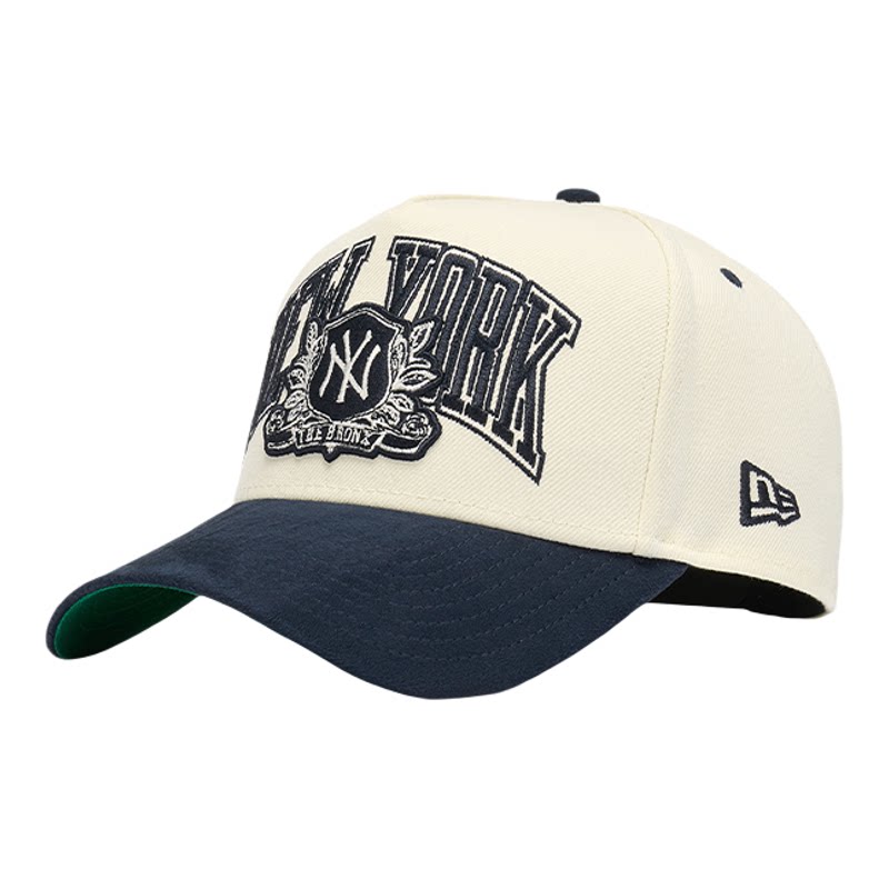NEW ERA纽亦华26新品MLB纽约洋基队运动弯檐棒球帽男女硬顶NE940